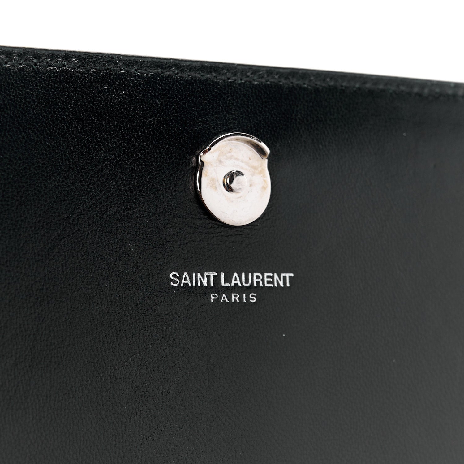 Saint Laurent SAINT LAURENT Suede Star Medium Monogram Kate Satchel Black 6 of 12