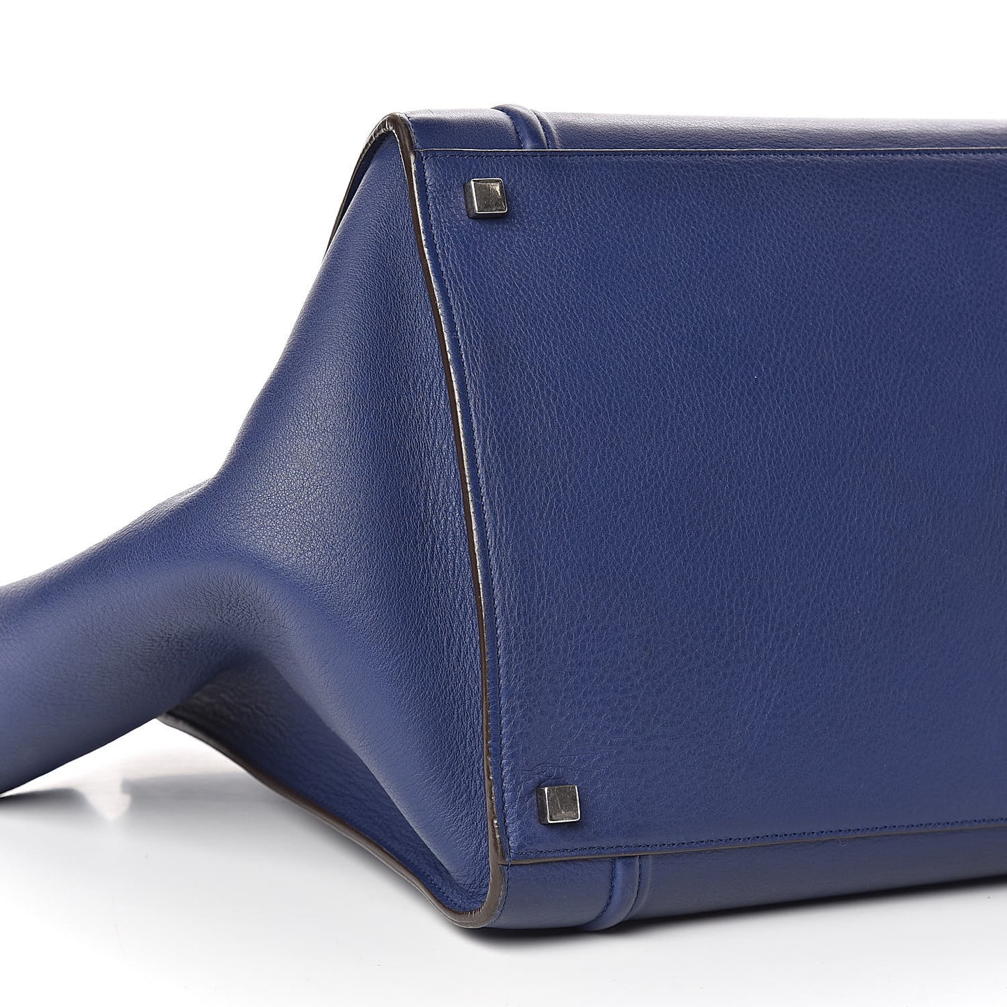 Supple Calfskin Medium Phantom Luggage Indigo