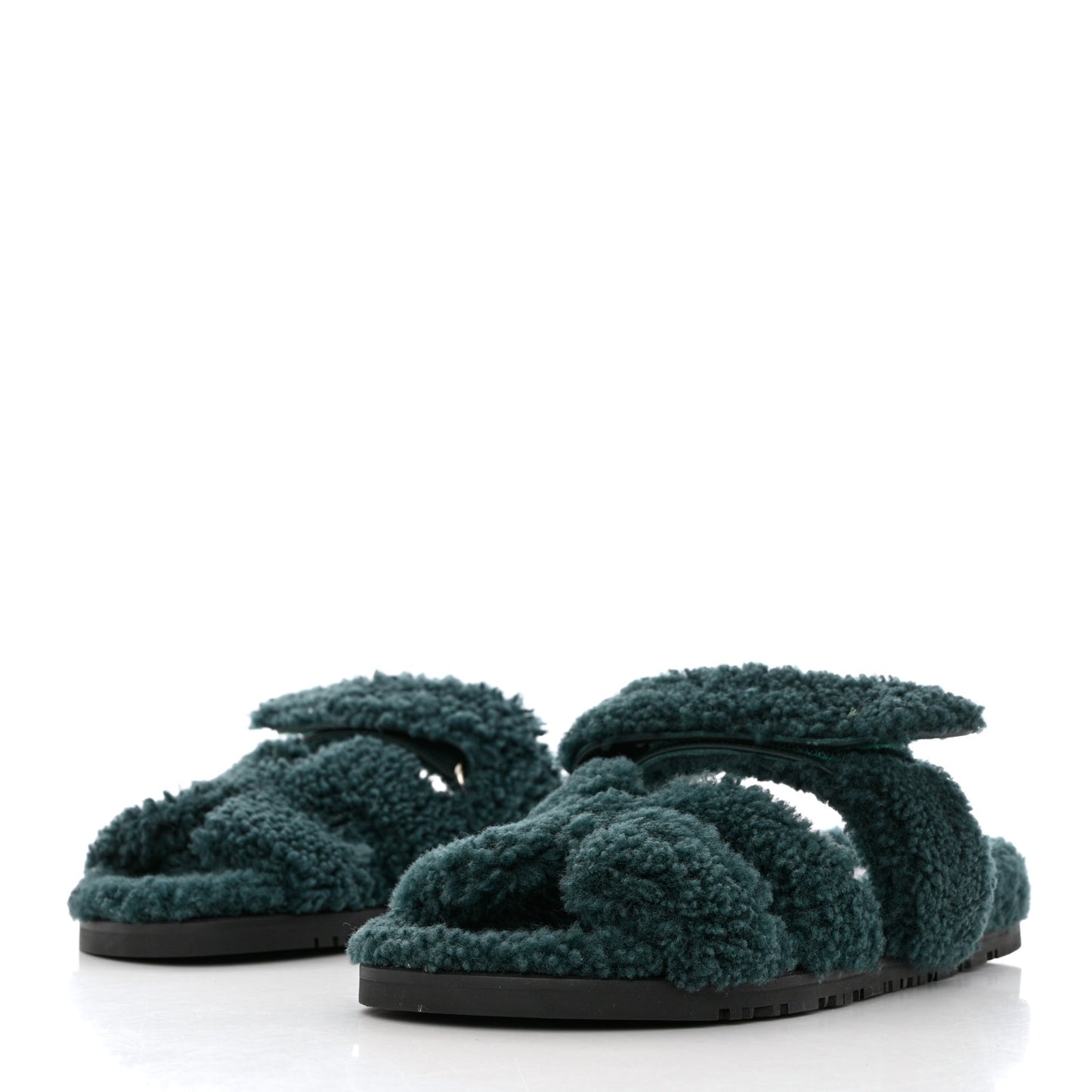 Woolskin Womens Chypre Sandals 36.5 Vert Anglais