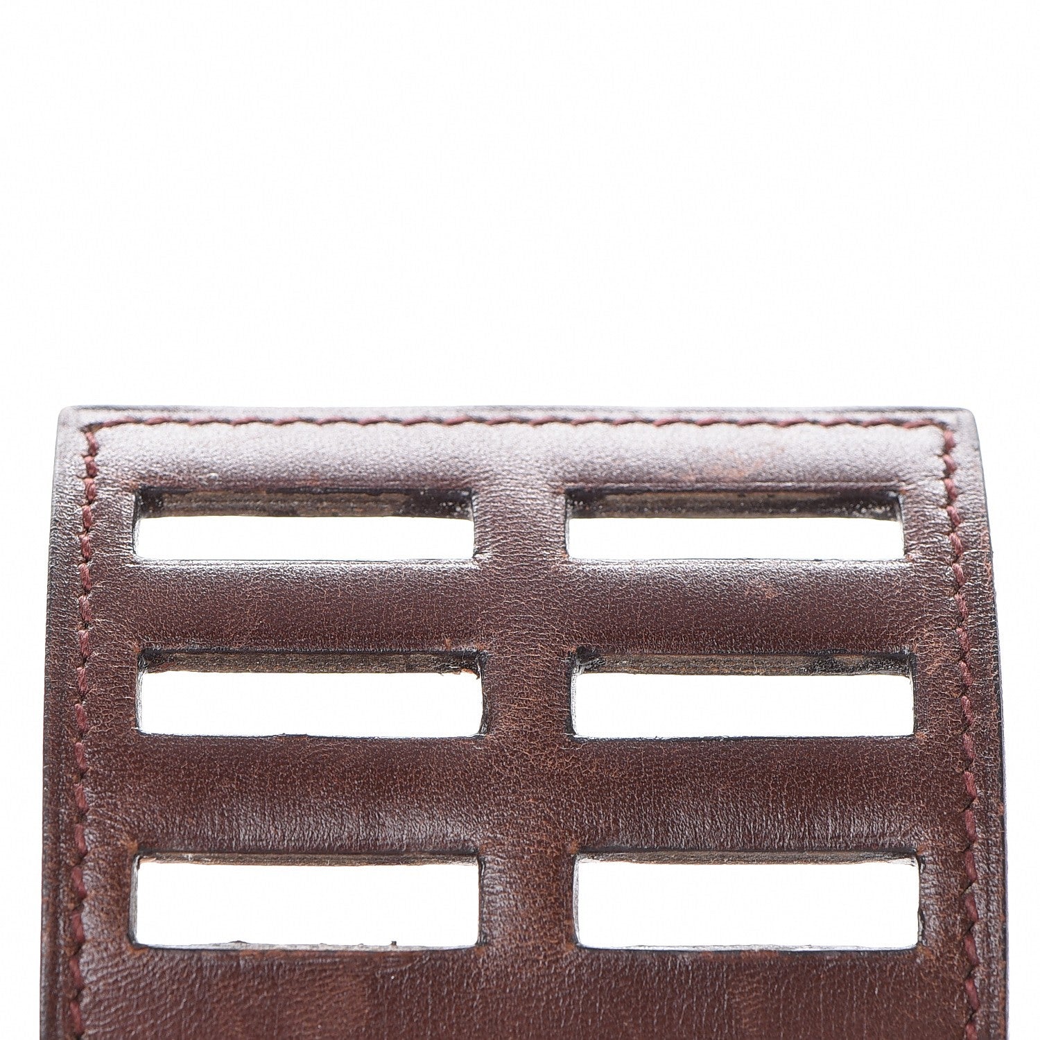Hermes Box Wide Cuff Rouge H 7 of 12