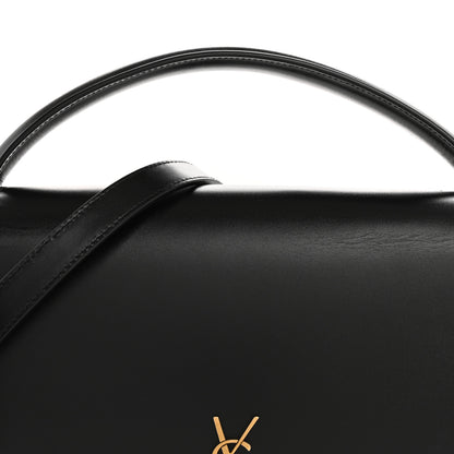 Saint Laurent Box Calfskin Voltaire Top Handle Crossbody Bag Black 9 of 14