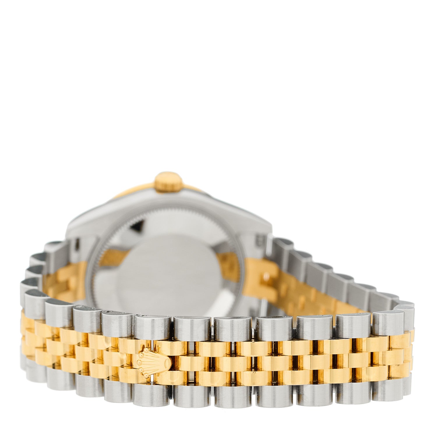 Rolex Stainless Steel 18K Yellow Gold Diamond Mother of Pearl 31mm Oyster Perpetual Datejust Watch Roman 178383 4 of 5