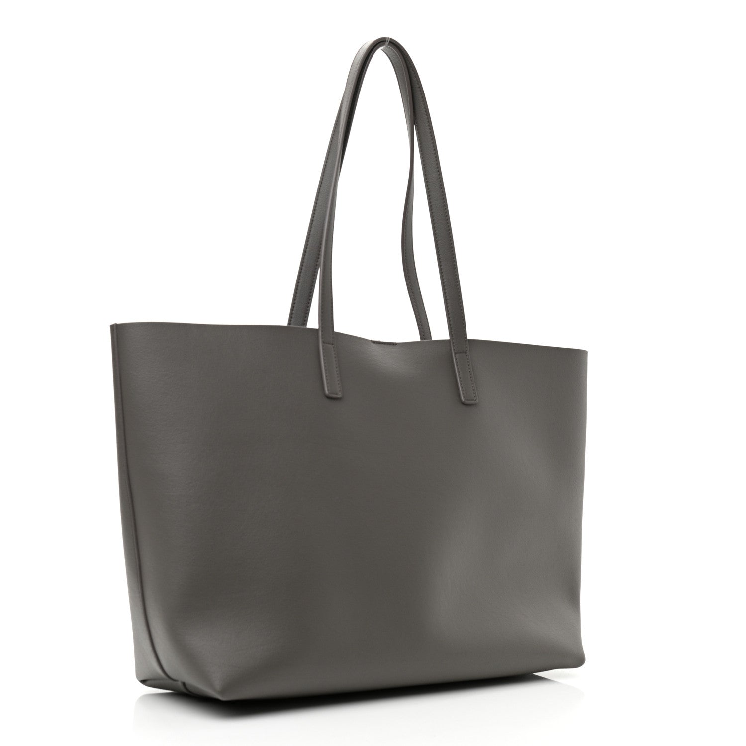 Saint Laurent Calfskin Large Shopping Tote Earth 4 of 12