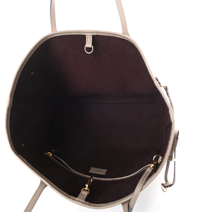 Louis Vuitton Empreinte Monogram Giant Neverfull MM Tourterelle 5 of 9