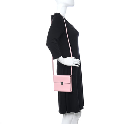 Hermes Chevre Mysore Clic 16 Wallet Rose Sakura 2 of 11