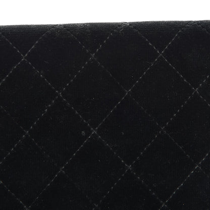 Chanel Velvet Quilted Boy Wallet On Chain WOC Black 11 of 16