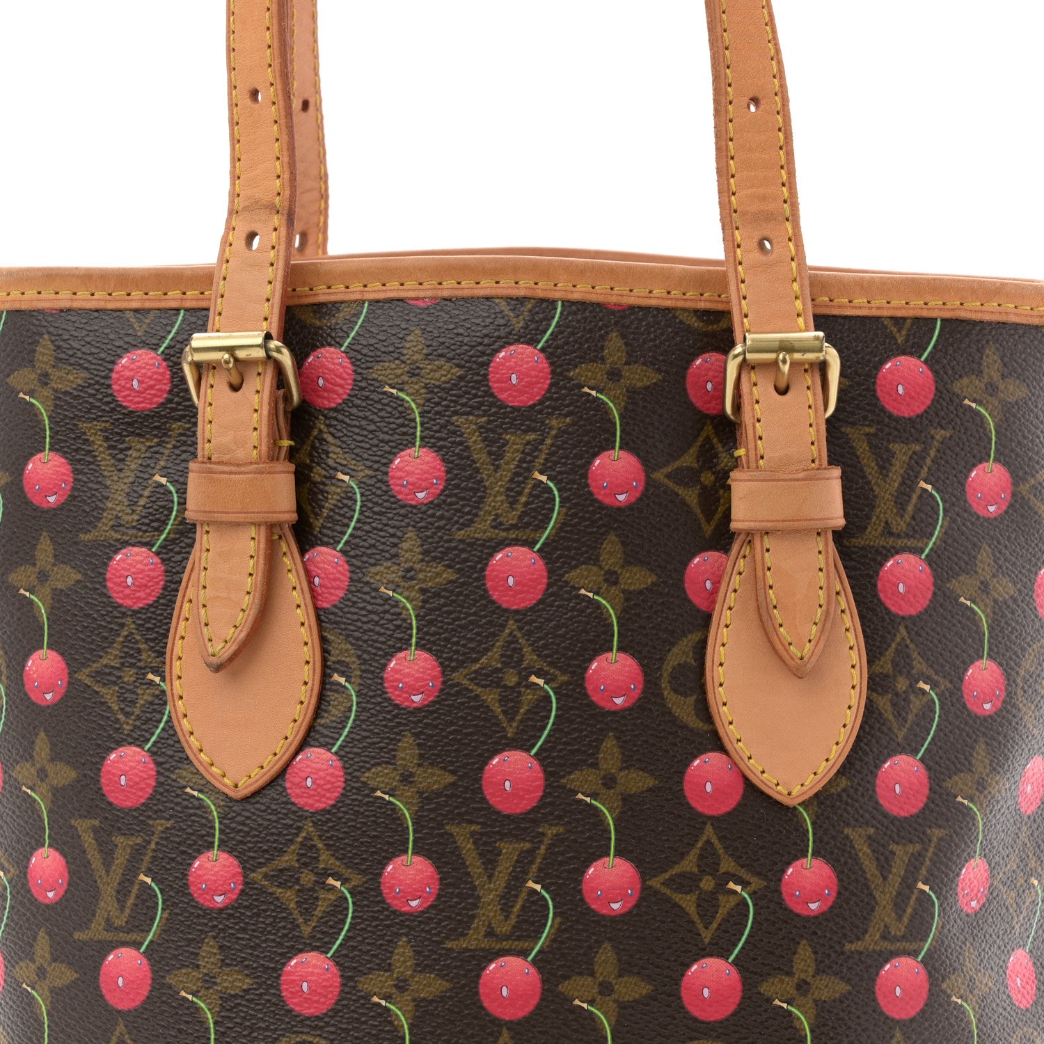 Louis Vuitton Monogram Cerises Bucket Bag 8 of 14