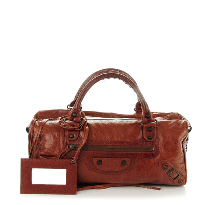 Balenciaga Chevre Classic Hardware Twiggy Sienna 1 of 8