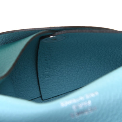 Hermes Evercolor Verso Bastia Coin Purse Malachite Bleu Atoll 7 of 8