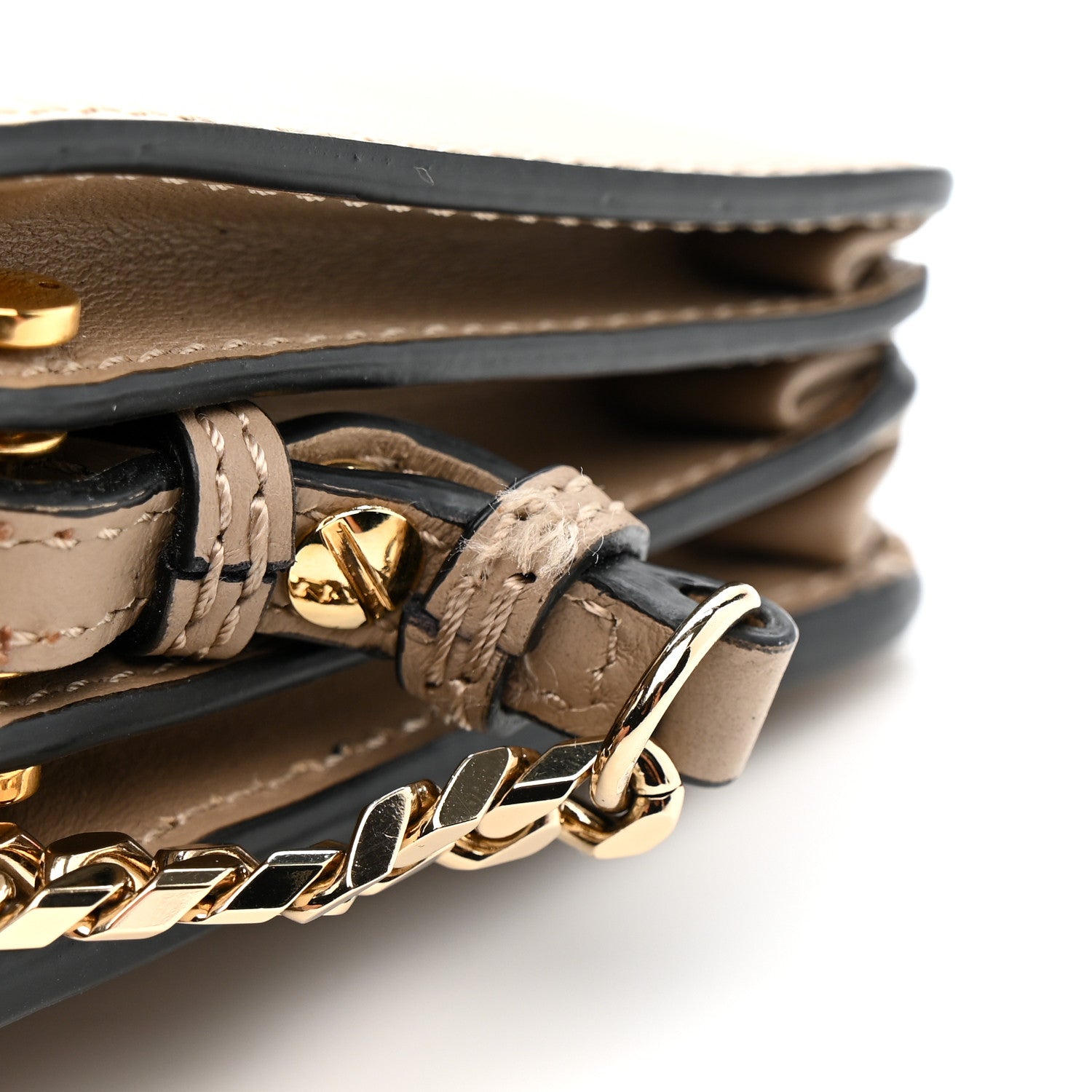 Burberry Calfskin Small Madison Chain Clutch Rose Beige 13 of 14