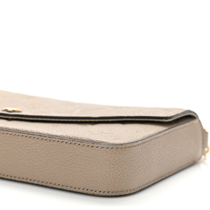 Louis Vuitton Empreinte Pochette Felicie Chain Wallet Tourterelle 10 of 10