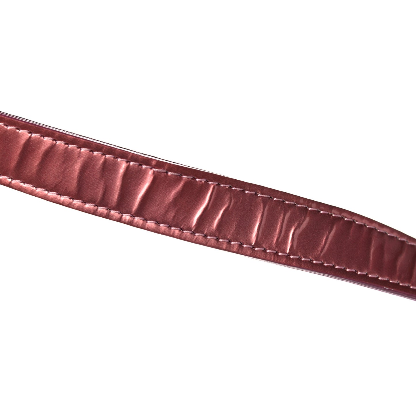 Metallic Patent Calfskin Quilted Small Boy Flap Pink