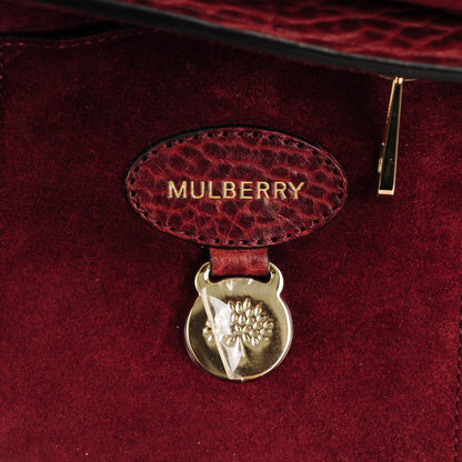 Mulberry Shrunken Calfskin Small Bayswater Oxblood 6 of 7