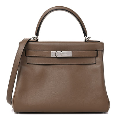 Hermes Evercolor Kelly Retourne 28 Beige De Weimar 1 of 12