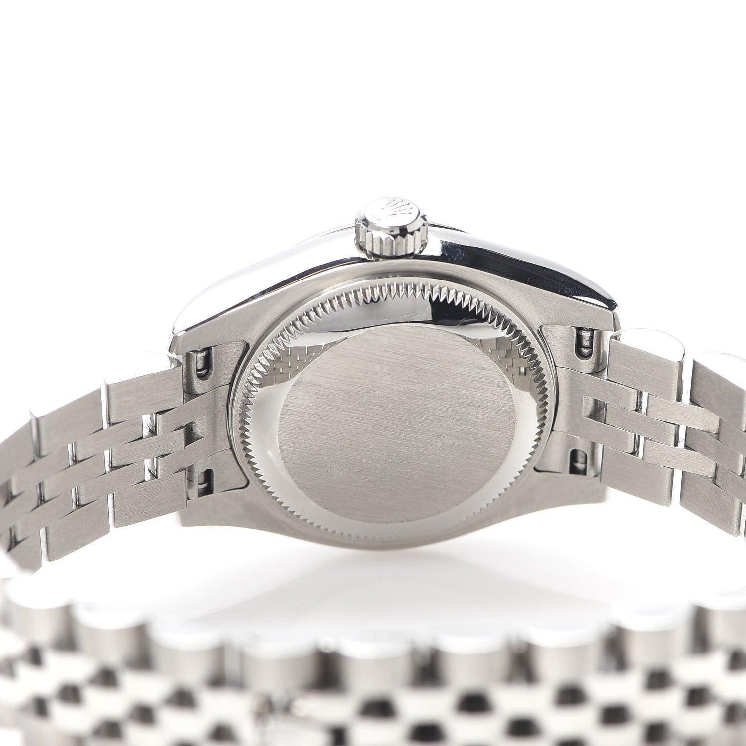 Rolex Stainless Steel 18K White Gold Diamond Meteorite 26mm Oyster Perpetual Datejust Watch 179174 5 of 7