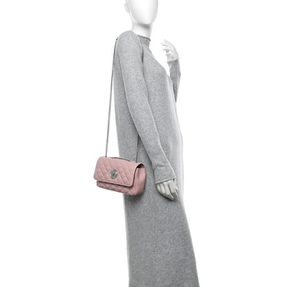 Versace Nappa Quilted Medusa Chain Crossbody Light Pink 2 of 11