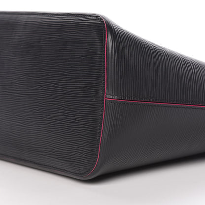 Louis Vuitton Epi Neverfull MM Black Hot Pink 10 of 10