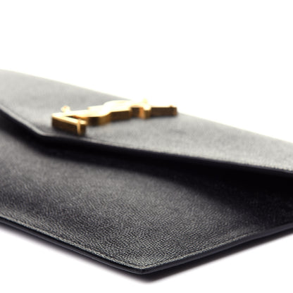 Saint Laurent Grain De Poudre Uptown Pouch Black 18 of 22