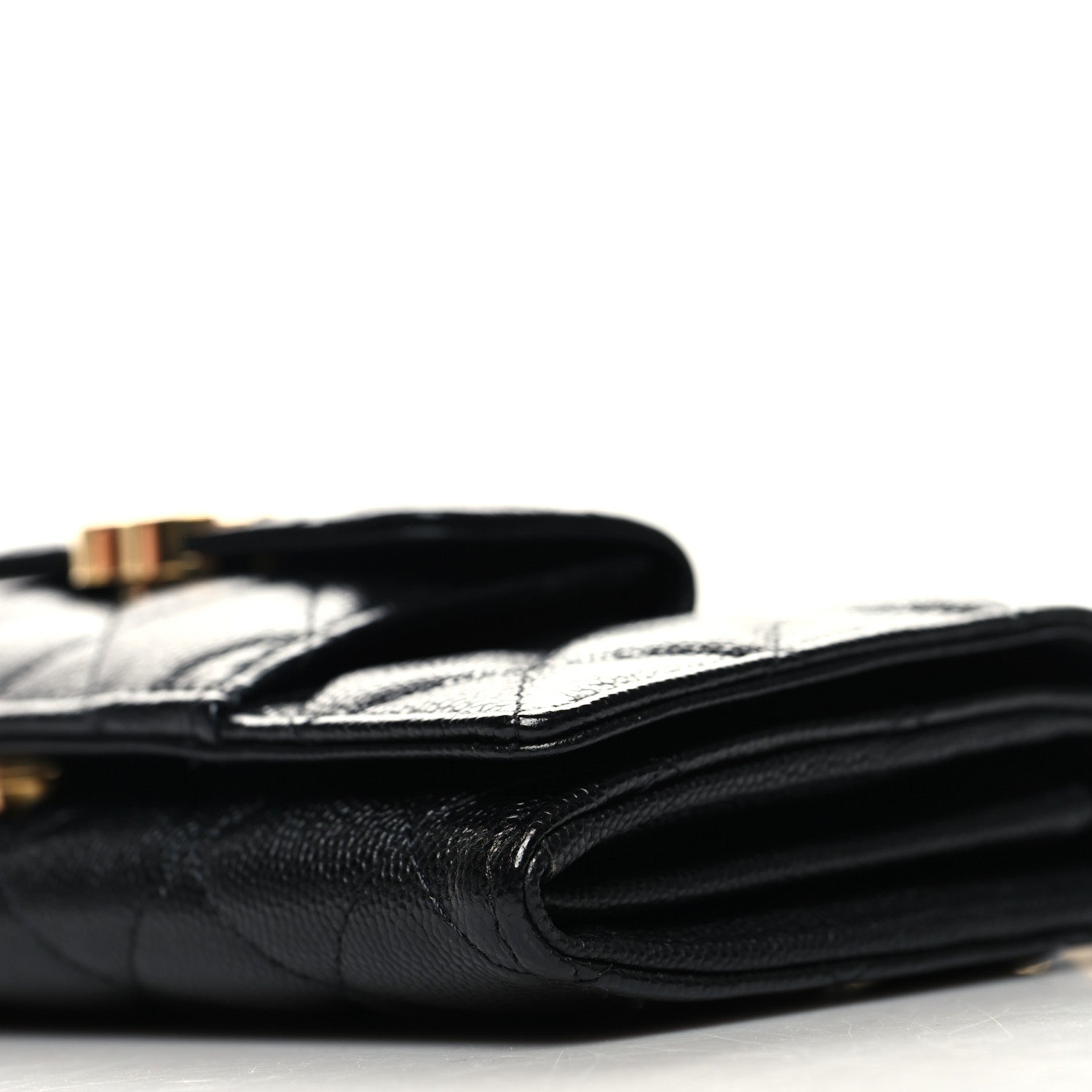 Chanel Caviar Quilted Pocket Twins Clutch With Chain Black 12 of 12