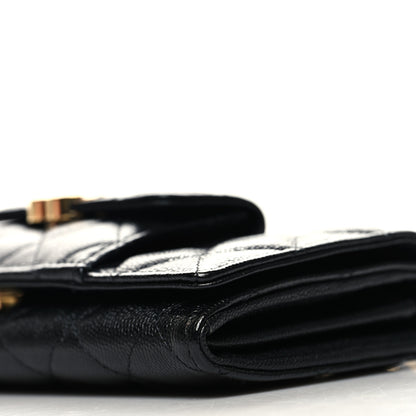 Chanel Caviar Quilted Pocket Twins Clutch With Chain Black 12 of 12
