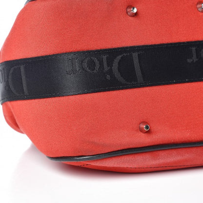 Christian Dior Satin Crystal Hardcore Shoulder Bag Red 10 of 14