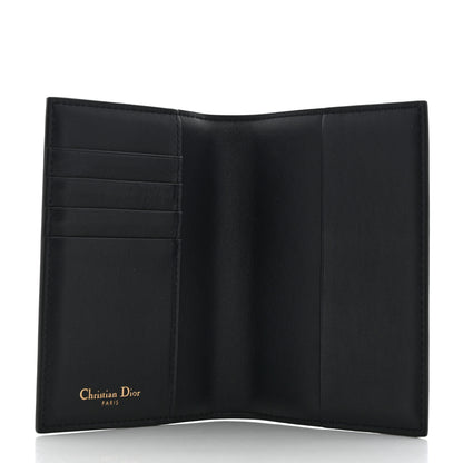 Christian Dior Calfskin Oblique Passport Holder Blue 5 of 7