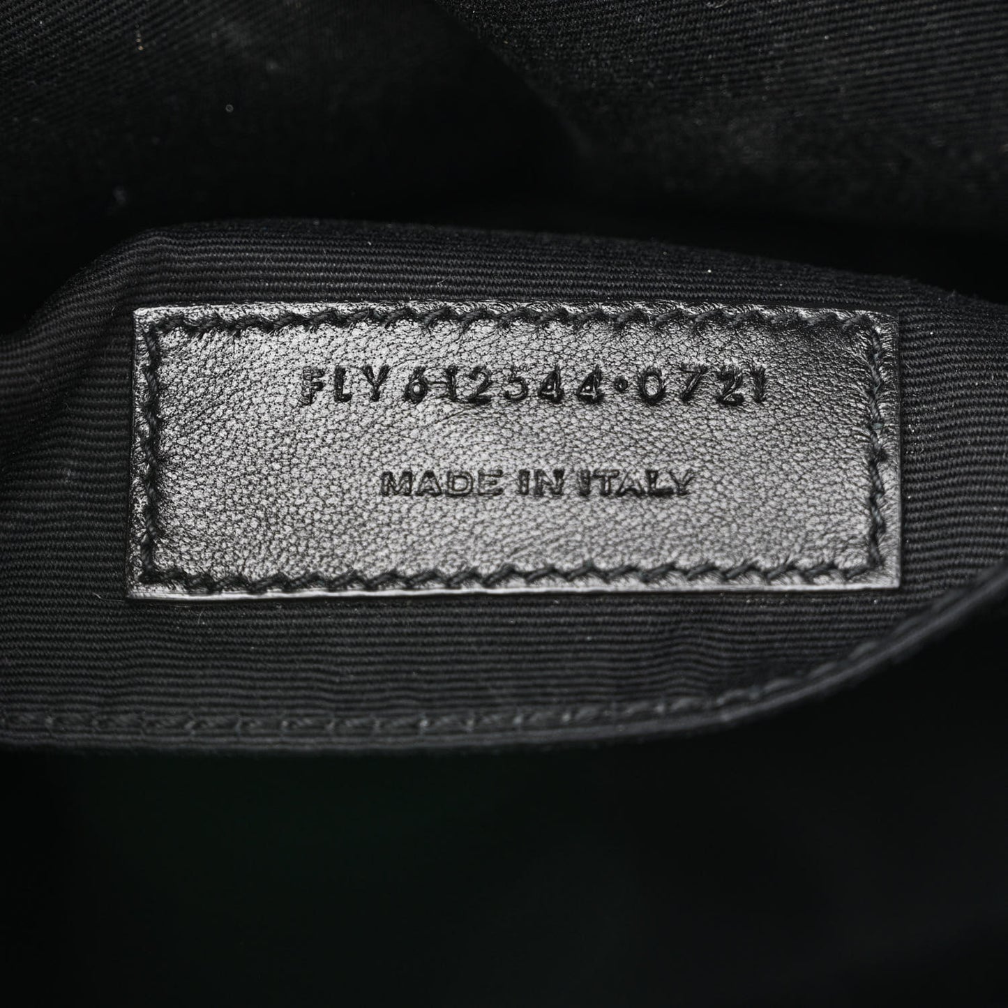 Calfskin Matelasse Monogram Lou Camera Bag Black
