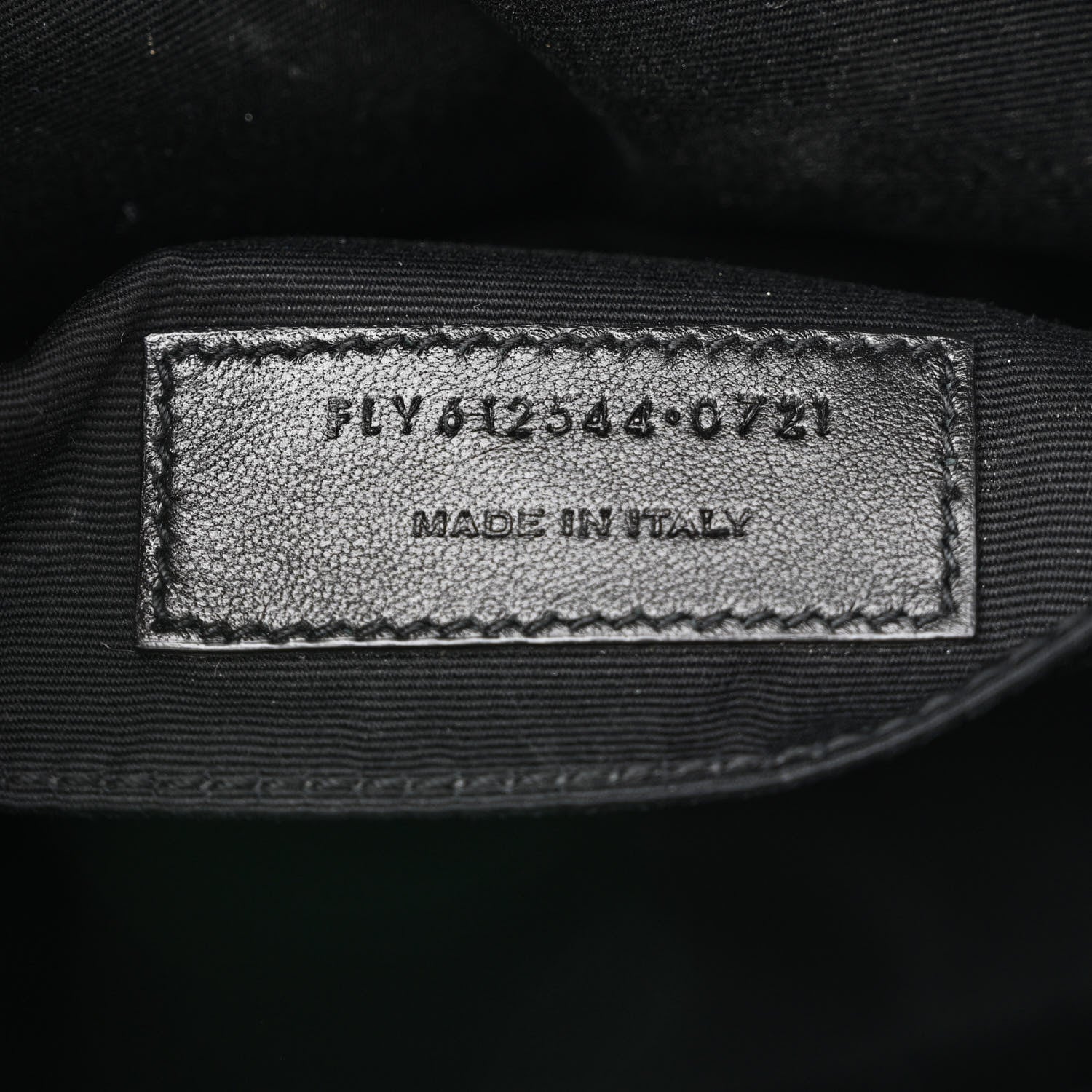 Saint Laurent Calfskin Matelasse Monogram Lou Camera Bag Black 7 of 10