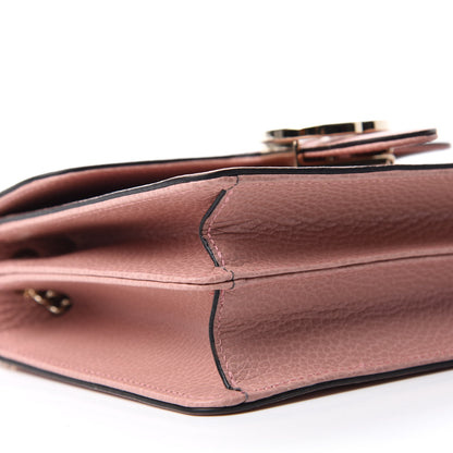 Gucci Dollar Calfskin Small Interlocking G Shoulder Bag Soft Pink 6 of 10