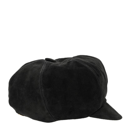 Christian Dior Suede Arty Beret Cap 57 Black 6 of 11