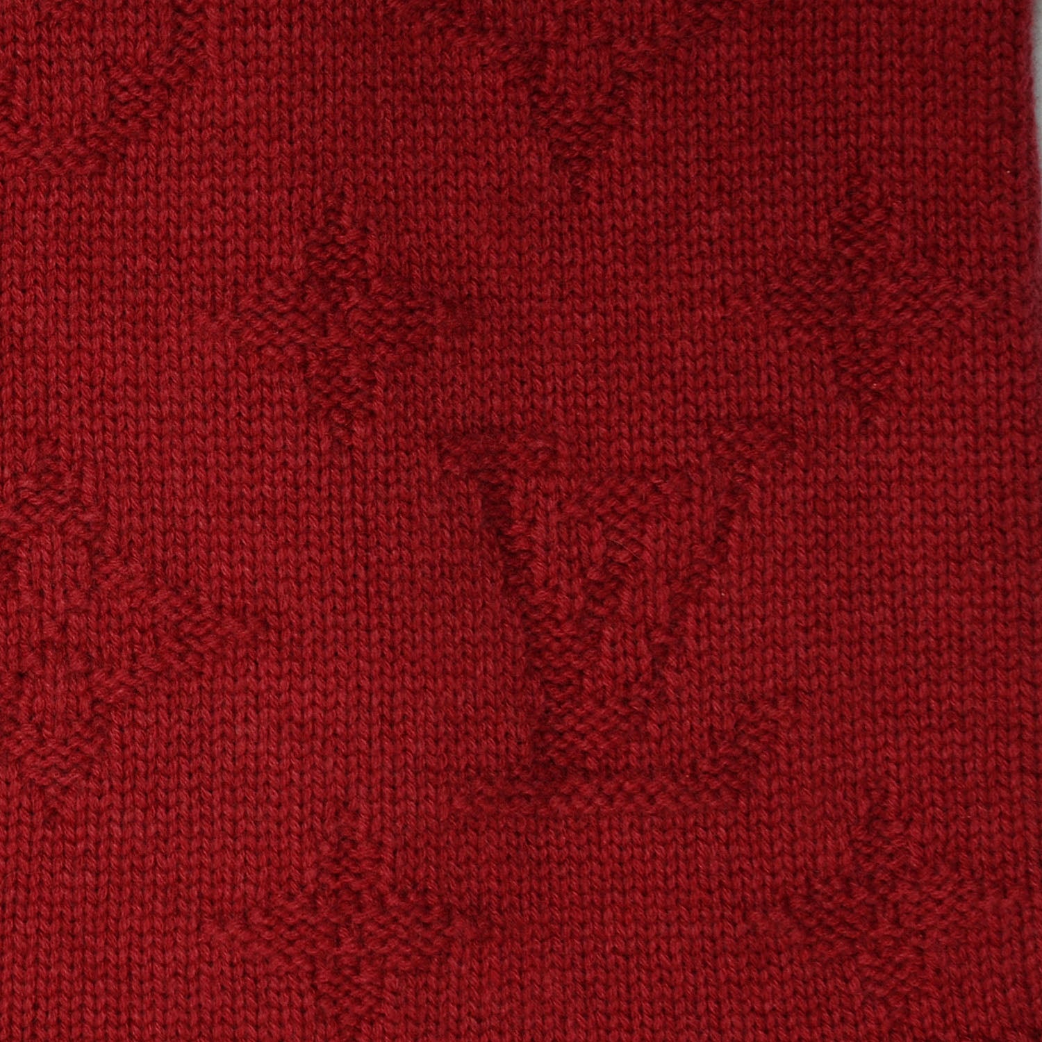 Louis Vuitton Cashmere Monogram Winter Scarf Pink 4 of 8
