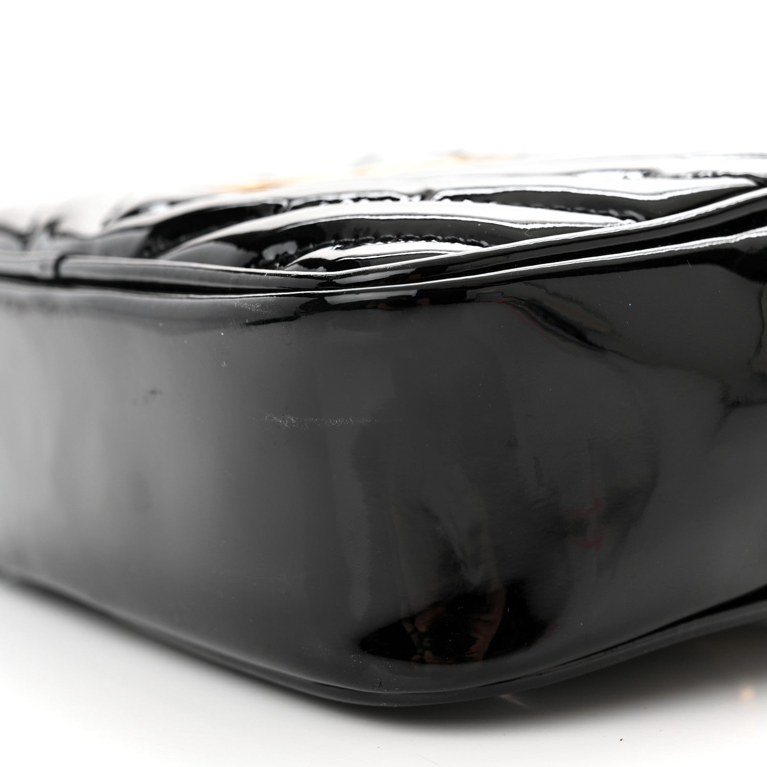 Saint Laurent Patent Matelasse Monogram Lou Belt Bag Black 10 of 12