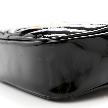 Saint Laurent Patent Matelasse Monogram Lou Belt Bag Black 10 of 12