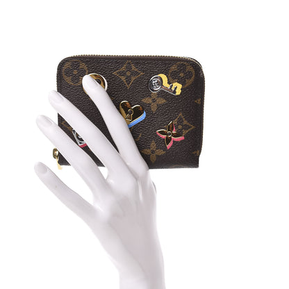 Louis Vuitton Monogram LV Love Lock Zippy Coin Purse 2 of 7