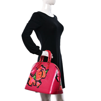 Louis Vuitton Vernis Roses Alma GM Rose Pop 2 of 8
