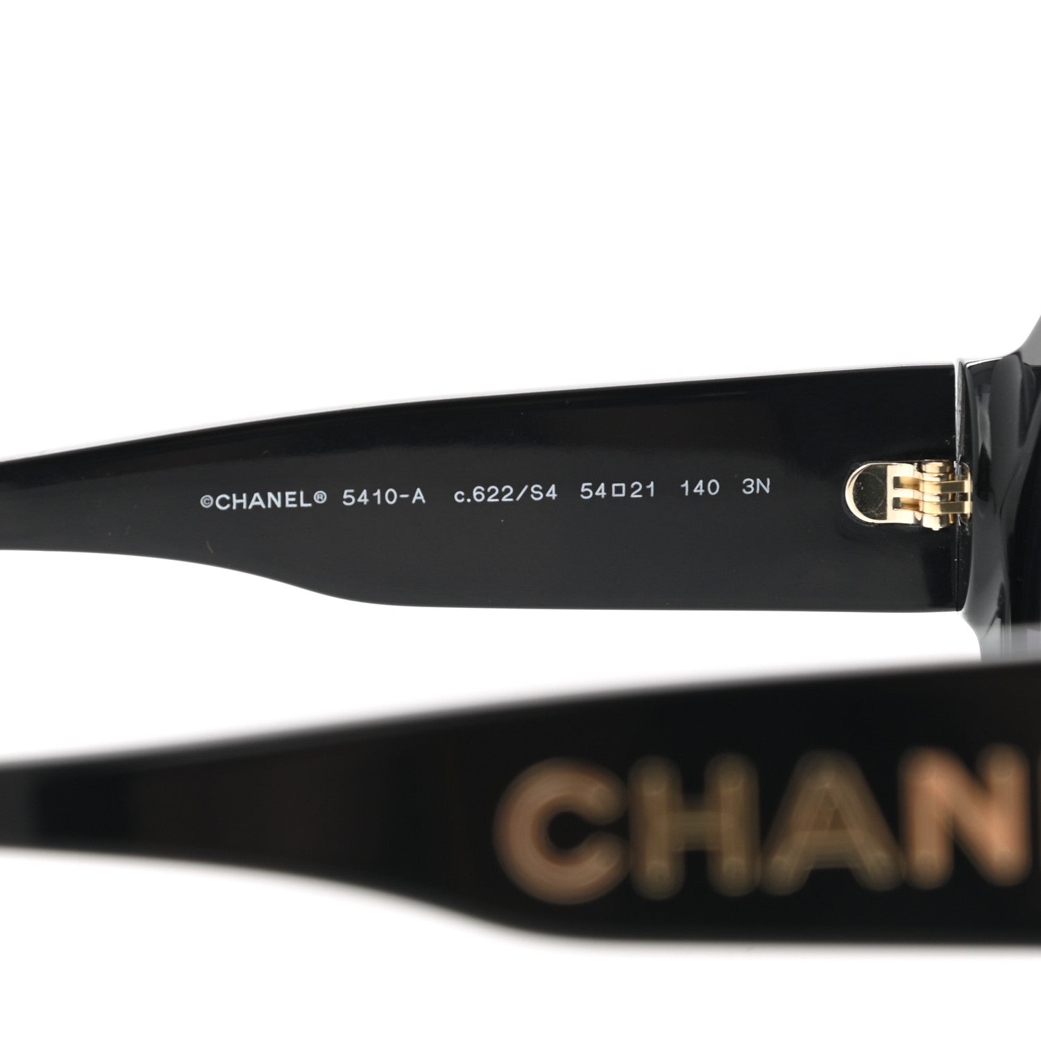 Chanel Acetate Round Sunglasses 5410-A Black 8 of 8