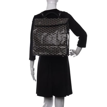 Goyard Goyardine Saint Leger Soft Briefcase Backpack Black 2 of 9