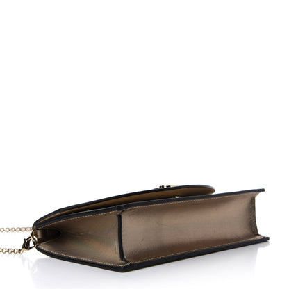 Christian Louboutin Iridescent Calfskin Loubi54 Crossbody Clutch Gold 4 of 11