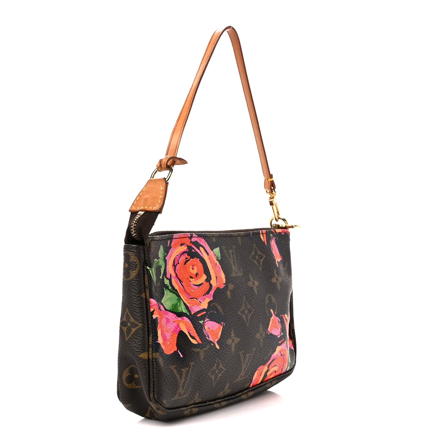 Louis Vuitton Monogram Roses Pochette Accessories 3 of 10
