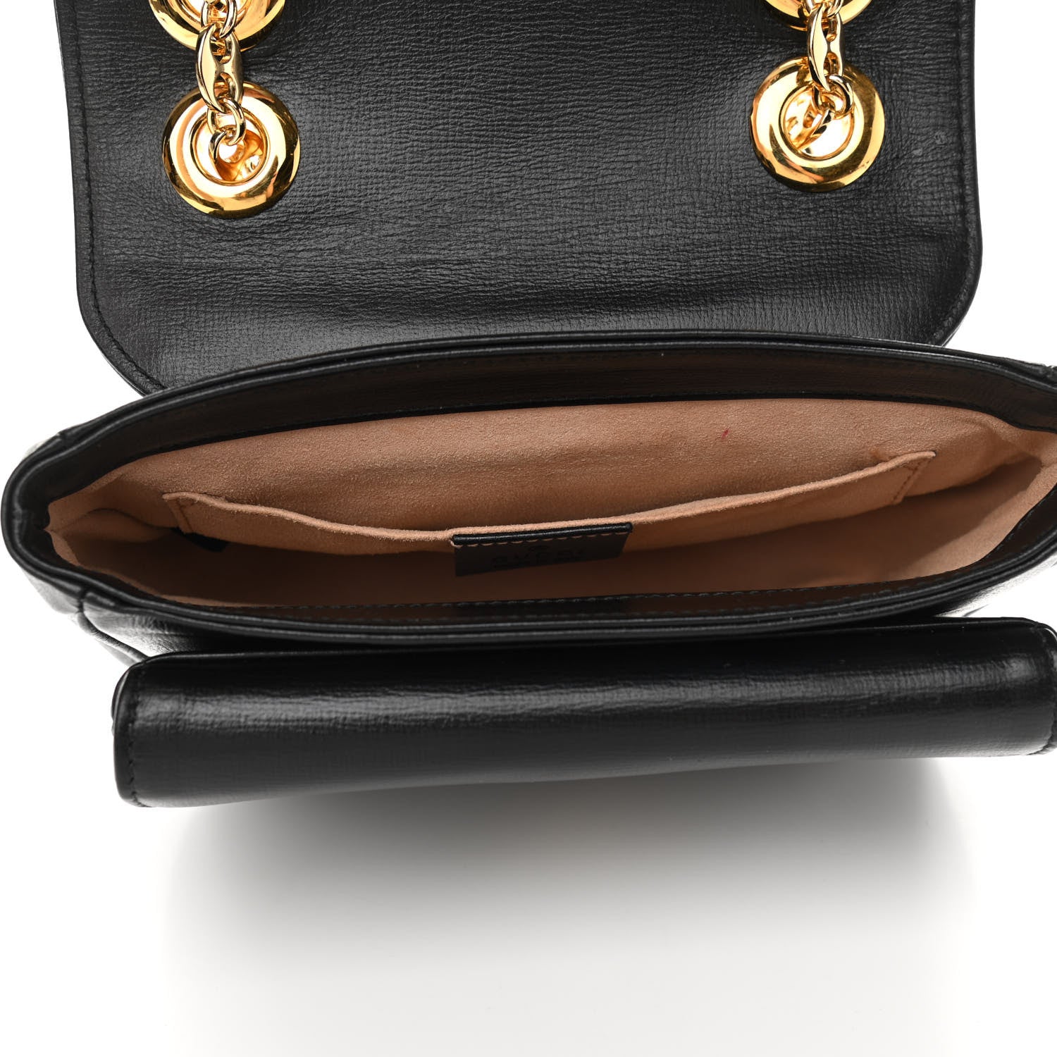 Gucci Azalea Calfskin Mini Marina Chain Shoulder Bag Black 5 of 15