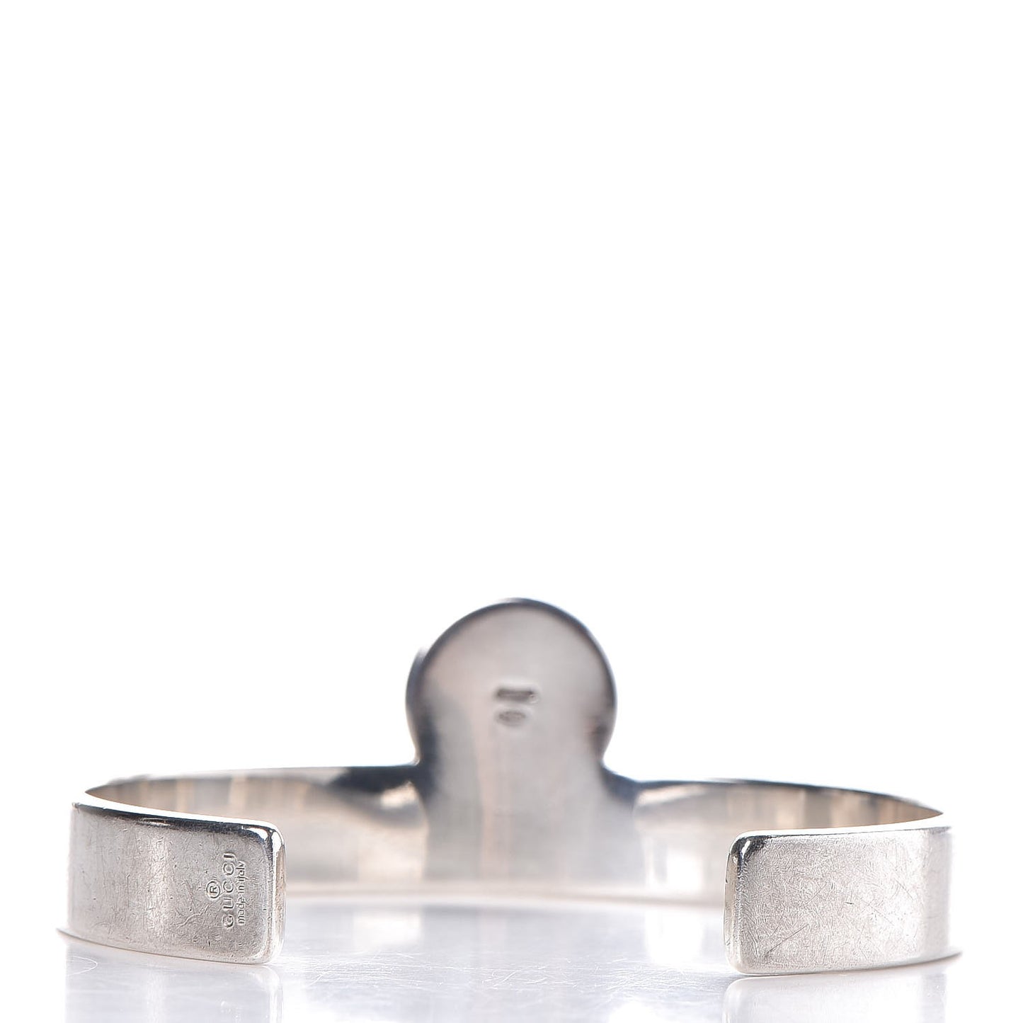 Sterling Silver Black Tourmalinated Quartz Cuff Bracelet