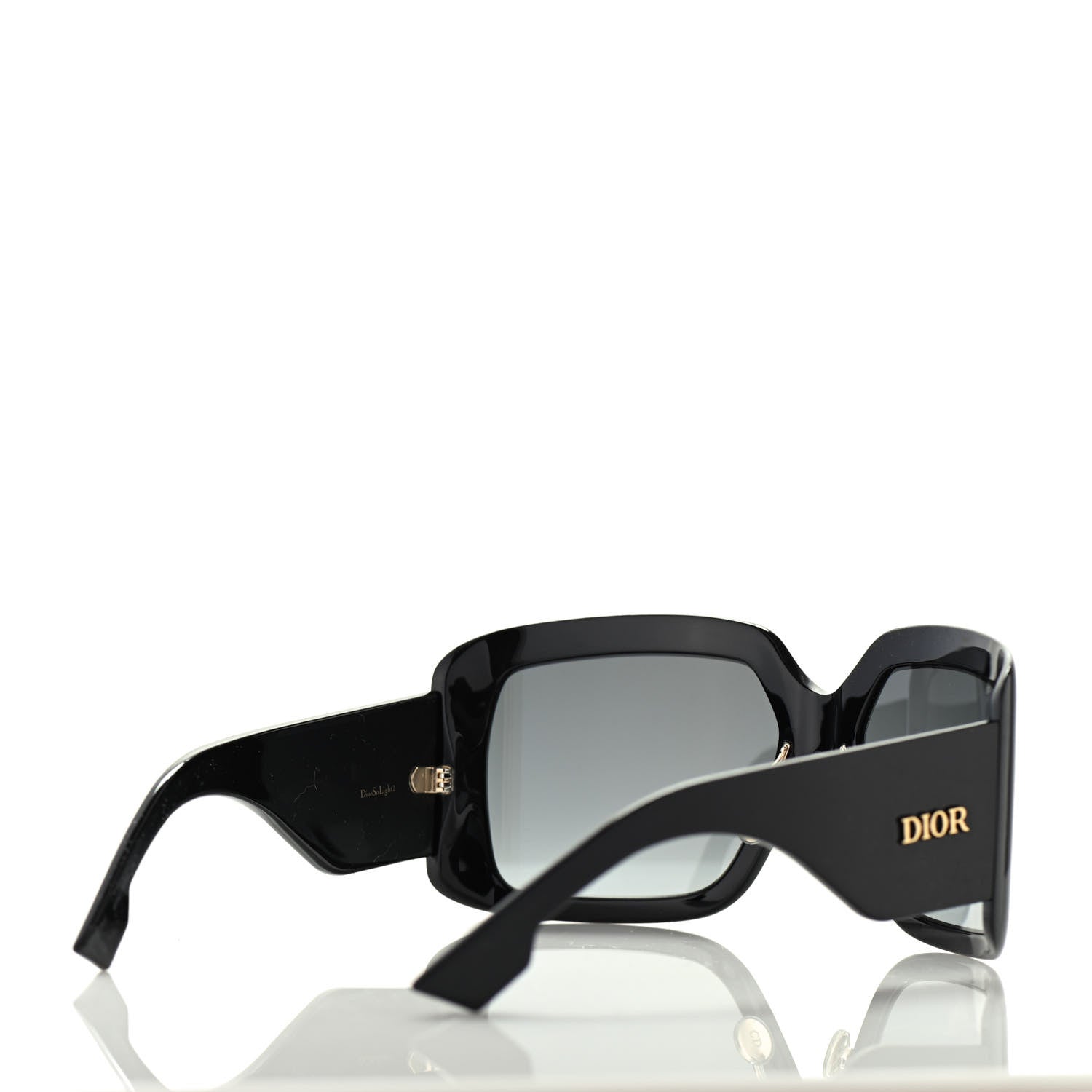 Christian Dior Acetate DiorSo Light 2 Shield Sunglasses Black 4 of 9