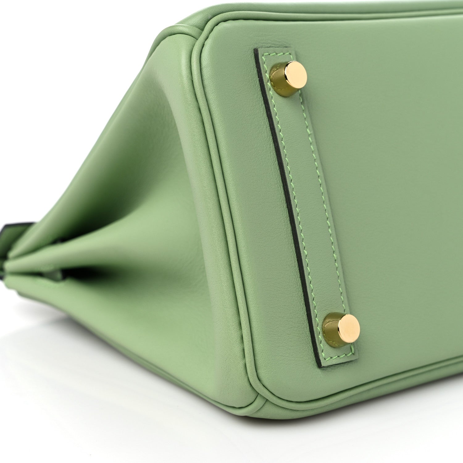 Hermes Swift Birkin 25 Vert Criquet 8 of 10
