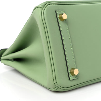 Hermes Swift Birkin 25 Vert Criquet 8 of 10