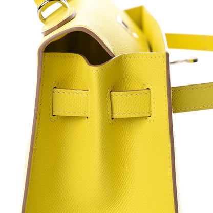 Hermes Epsom Kelly Sellier 32 Lime 17 of 39