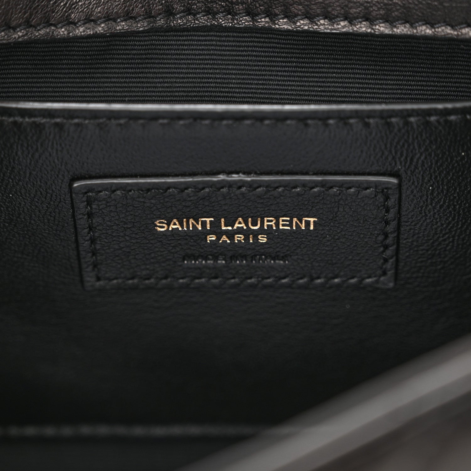 Saint Laurent Lambskin Quilted Monogram Mini Nolita Black 6 of 10