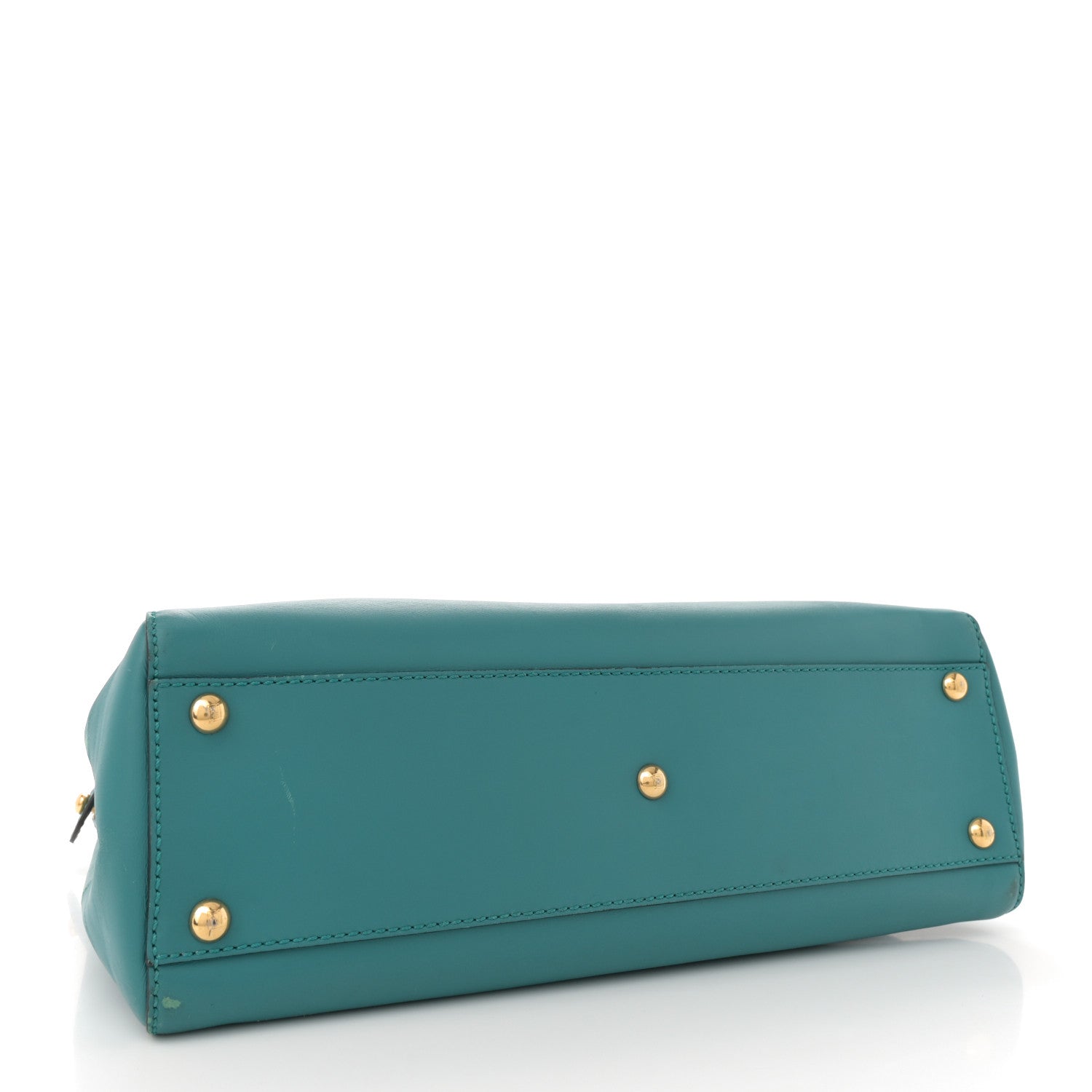 Fendi Vitello Morgan Fabric Jacquard Pequin Medium Peekaboo Iconic Satchel Lago Tobacco Black 4 of 15