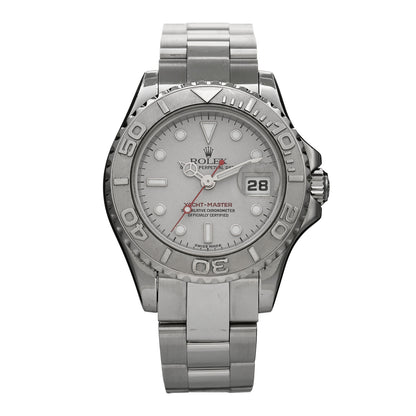Rolex Stainless Steel Platinum 29mm Yacht-Master Watch Silver 169622 1 of 4