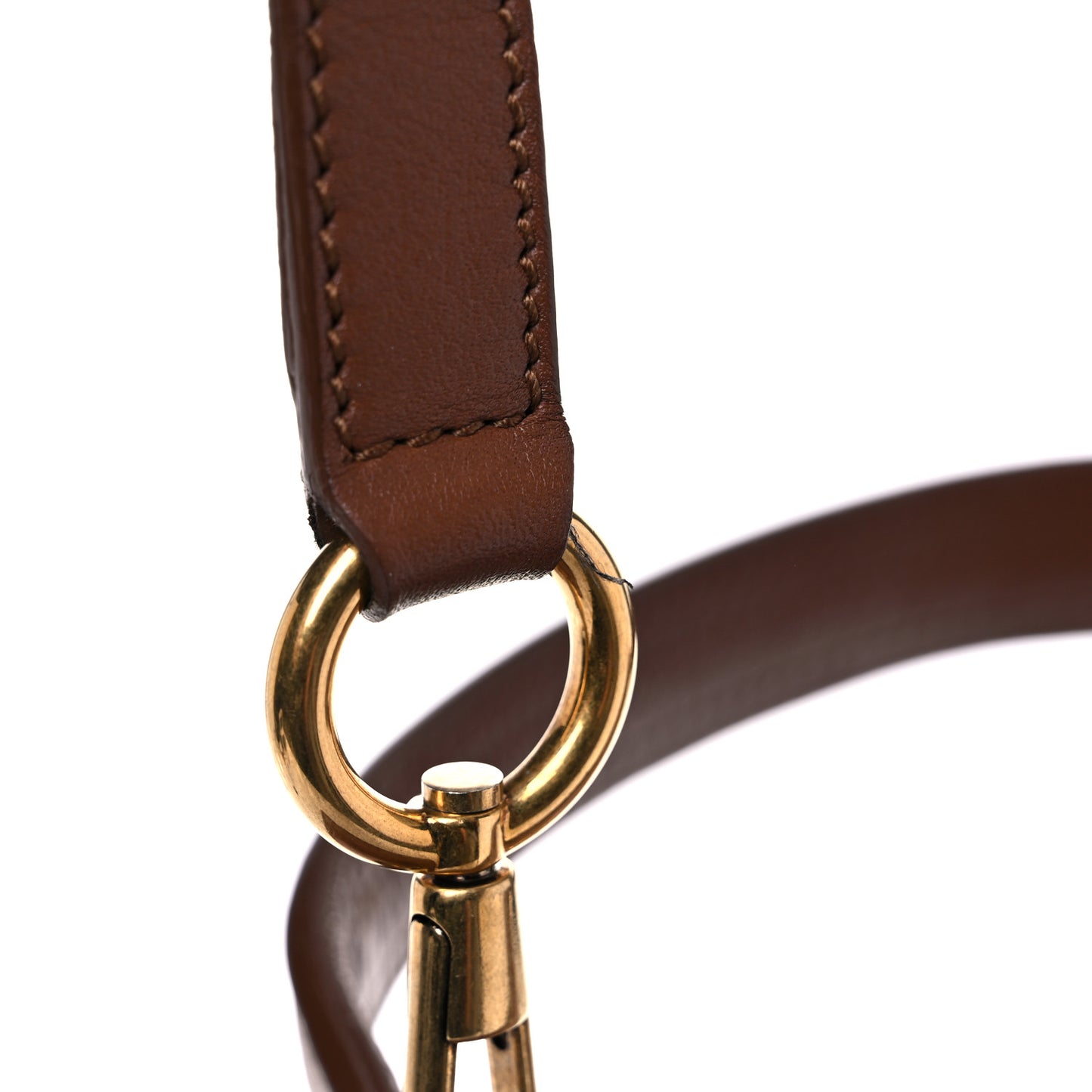 Calfskin Canvas Medium Muse Two Brown