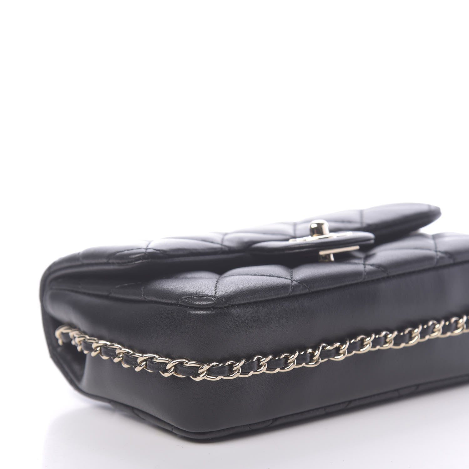Chanel Lambskin Quilted Mini My Precious Flap Black 8 of 11